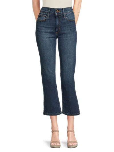 Joe's Jeans Babies' Women's High-rise Crop Bootcut Jeans In Blue
