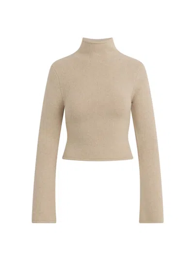 Joe's Jeans The Jane Roll Neck Sweater In Brown