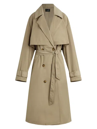 Joe's Jeans Women's  By Dani Michelle The Elizabeth Trench Coat In Brown