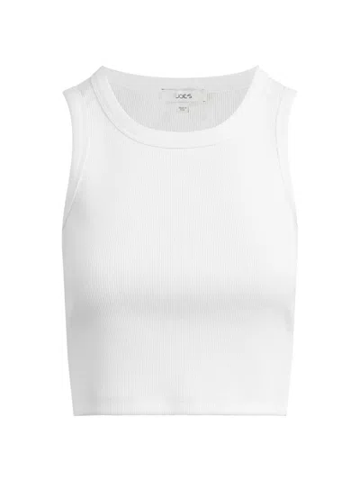 Joe's Jeans Women's  X Weworewhat The Ranch Cotton Ribbed Tank In White