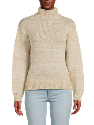 Joe's Jeans Women's Knit Turtleneck Sweater In Gray