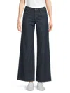 Joe's Jeans Women's Low-rise Wide Leg Jeans In Purple