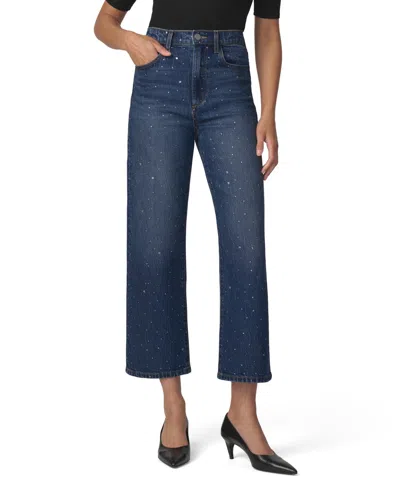 Joe's Jeans The Margot High Rise Cropped Jeans In Commet Stone In Blue