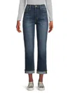 Joe's Jeans Women's Og Straight-leg Ankle-cuff Jeans In Around The World