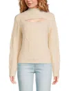 Joe's Jeans Women's Palmona Cutout Sweater In Dark Heather