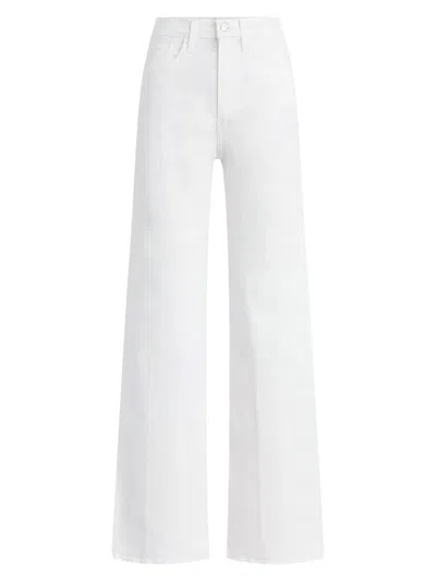 Joe's Jeans Women's Petite Mia Wide-leg Jeans In White
