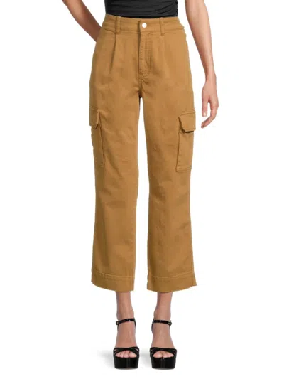 Joe's Jeans Women's Precious Straight Leg Cargo Pants In Roasted Pecan
