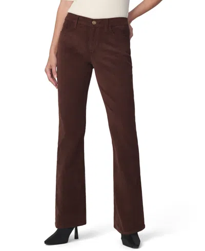 Joe's Jeans Women's Provocateur Stretch Bootcut Corduroy Pants In Chocolate
