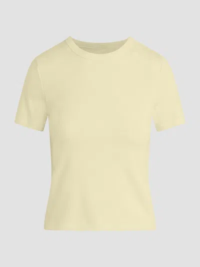 Joe's Jeans Women's The Baby Cotton-blend T-shirt In Yellow