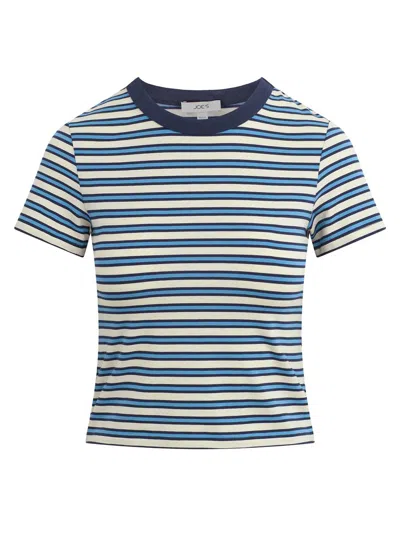 Joe's Jeans The Baby Tee Shirt In Blue