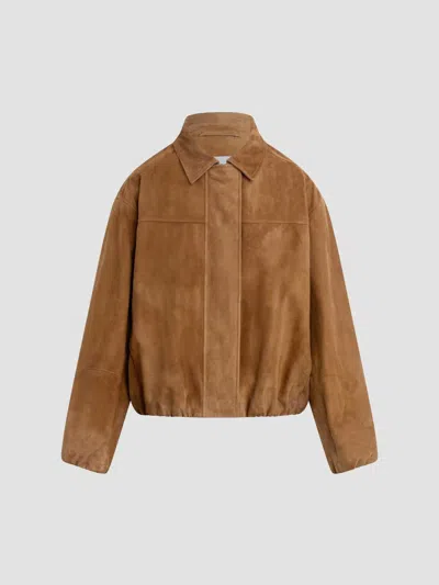 Joe's Jeans Women's The Bella Suede Bomber Jacket In Nutmeg