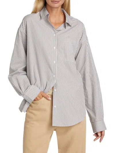 Joe's Jeans Women's The Boyfriend Button-up Shirt In Multi