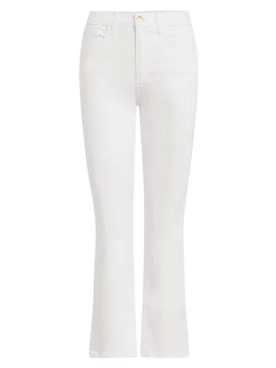 Joe's Jeans Women's The Callie Cropped Boot-cut Jeans In White