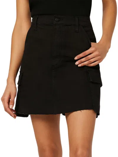 Joe's Jeans Women's The Cargo Mini Skirt In Black