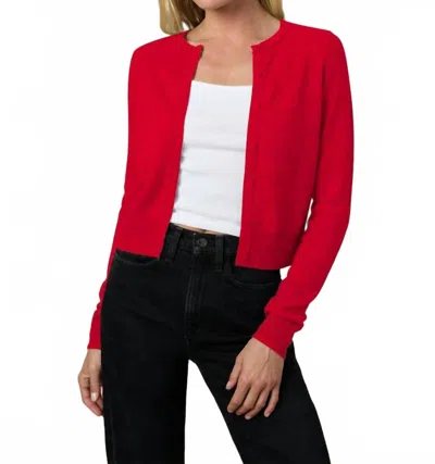 Joe's Jeans Women's The Dani Cashmere Cardigan Top In Red