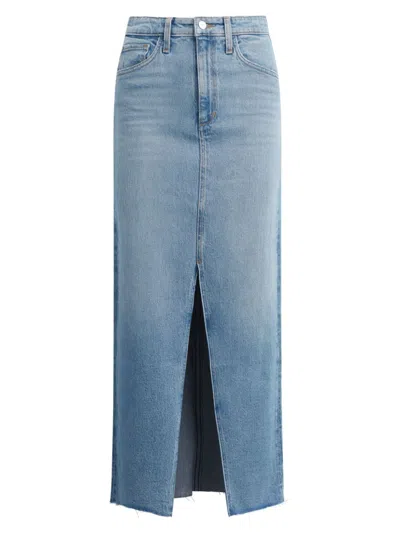 Joe's Jeans The Eva Denim Maxi Skirt In Pazazz