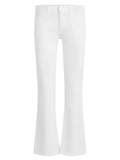 Joe's Jeans The Icon Mid Rise Ankle Bootcut Maternity Jeans In White