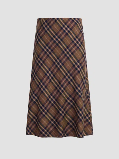 Joe's Jeans The Ines Midi Skirt In Brown