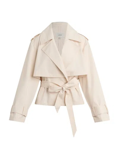 Joe's Jeans Women's The Liz Cropped Trench Coat In Neutral
