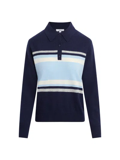 Joe's Jeans The Long Sleeve Cashmere Polo In Black