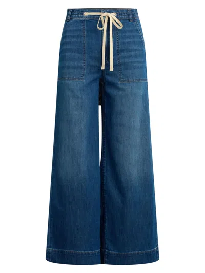 Joe's Jeans Women's The Madeline Drawstring Jeans In Blue