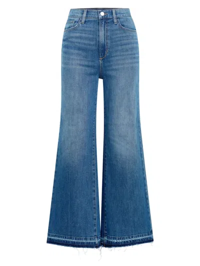 Joe's Jeans Joes Jeans The Mia High Rise Wide Leg Ankle Jeans In Well Done