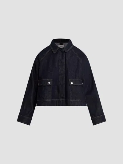 Joe's Jeans Women's The Patch Pocket Swing Jacket In Blue