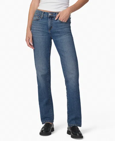 Joe's Jeans The Romy Mid Rise Straight Leg Jeans In Amalfi In Blue