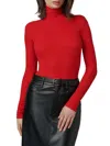 Joe's Jeans The Tony Knit Turtleneck Top In Red