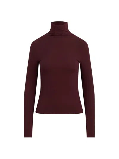 Joe's Jeans Women's The Tony Long-sleeve Top In Burgundy