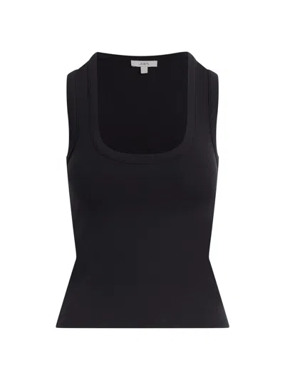 Joe's Jeans Women's The U-neck Cotton-blend Tank In Black