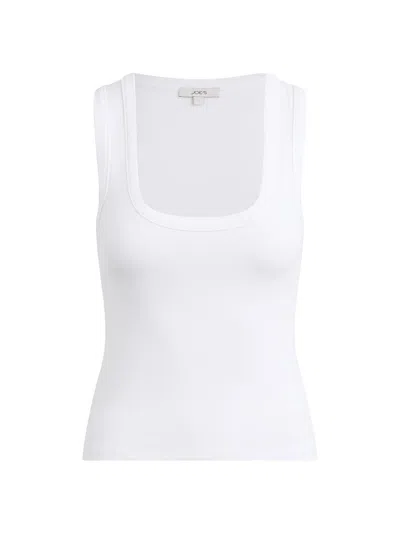 Joe's Jeans Women's The U-neck Cotton-blend Tank In White