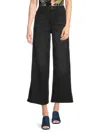 Joe's Jeans Women's The Wide Leg Ankle Jeans In Black