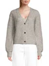 Joe's Jeans Cropped Cardigan In Heather Grey