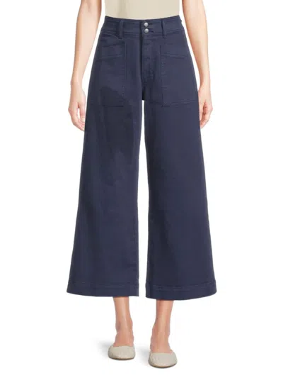 Joe's Jeans Babies' Women's Wide-leg Cargo Pants In Pagent Blue