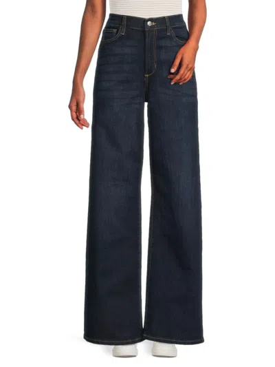 Joe's Jeans Women's Wide-leg Full-length Jeans In Blue