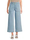 Joe's Jeans Women's Wide-leg Patch Pocket Cargo Jeans