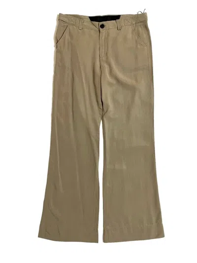 Joe's Jeans Women's Wide Leg Rayon Trousers In Khaki In Green