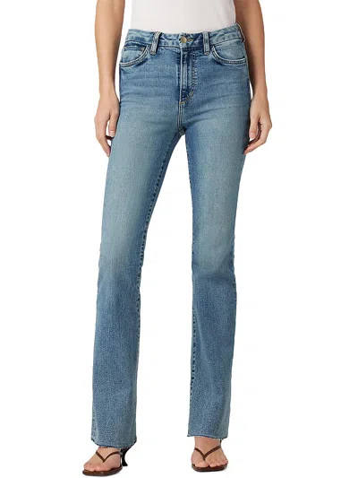 Joe's Jeans Womens High Rise Frayed Hem Bootcut Jeans In Unapologetic