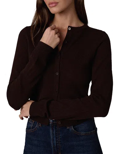 Joe's Jeans X Dani Michelle The Dani Cashmere Cardigan In Burgundy