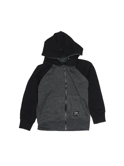 Pre-owned Joe's Jeans Kids' Zip Up Hoodie In Black