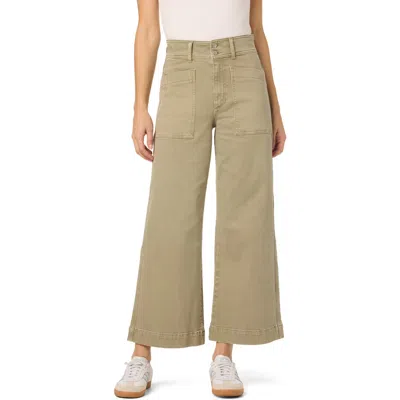 Joe's Ankle Cargo Wide Leg Jeans In Elm