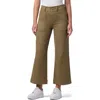 Joe's Ankle Cargo Wide Leg Jeans In Martini Olive