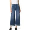 Joe's Ankle Cuff Wide Leg Jeans In Blue