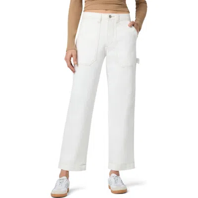 Joe's Ankle Relaxed Carpenter Jeans In White