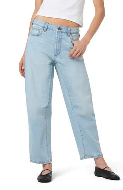 Joe's Barrel Leg Jeans In Blue