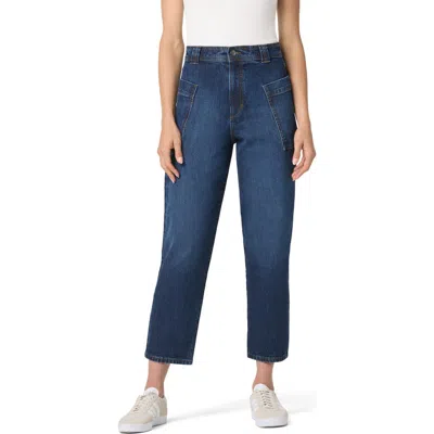 Joe's Barrel Leg Jeans In Blue