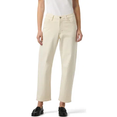 Joe's Barrel Leg Jeans In White