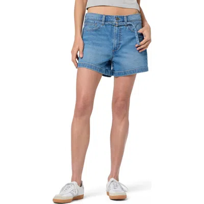 Joe's Belted Relaxed Shorts In Blue