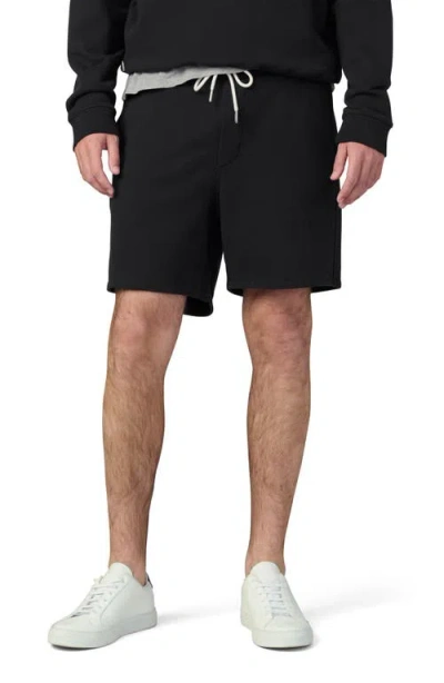 Joe's Bespoke Cotton Drawstring Shorts In Black